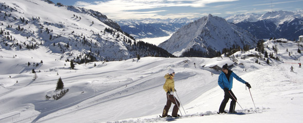Ski fahren rund um den Achensee