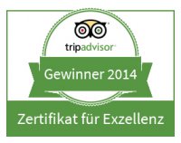 tripadvisor certificate of excellence 2014