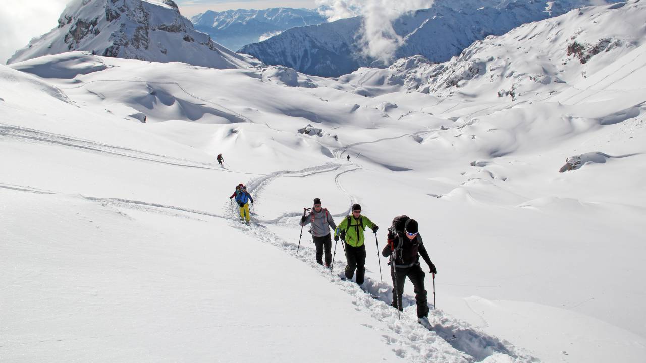 Wandern in den Tiroler Alpen