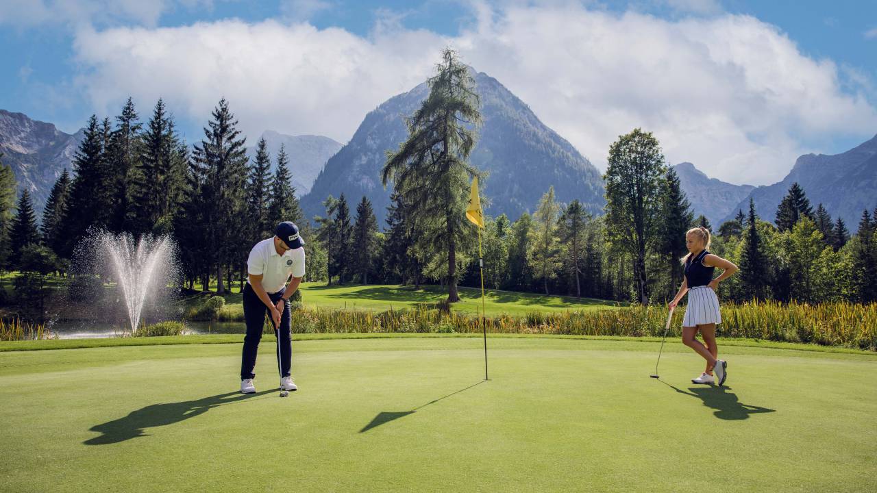 Der 18-Loch Champion Golfplatz Pertisau am Achensee