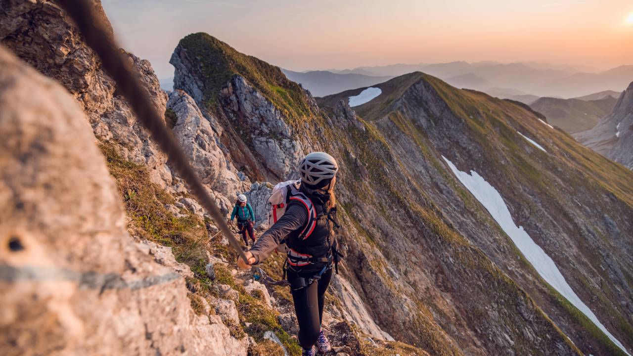 Klettersteig im Karwendelgebirge