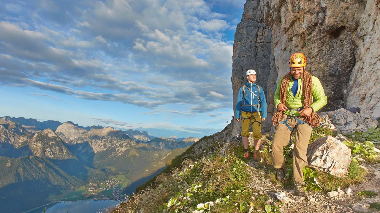 Klettersteig im Karwendel-Gebirge