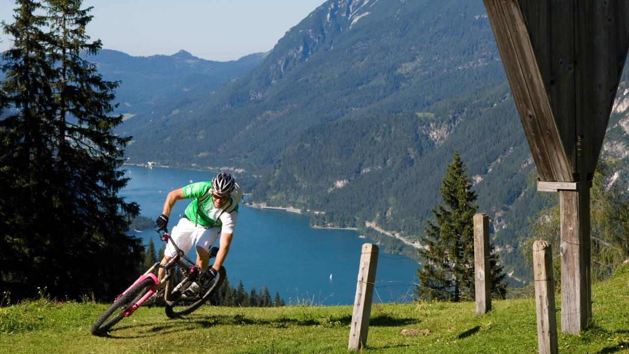 Biken im Karwendel-Gebirge