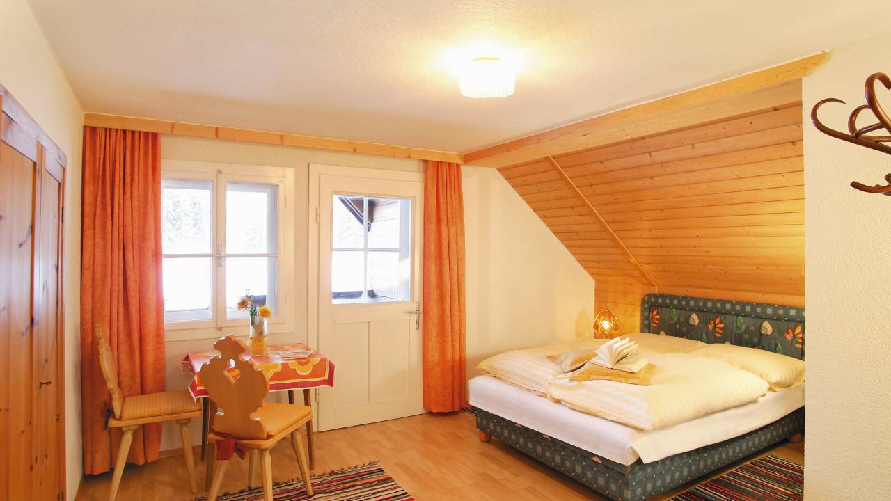 Chalets Grossmitt Wohnbereich mit Küche