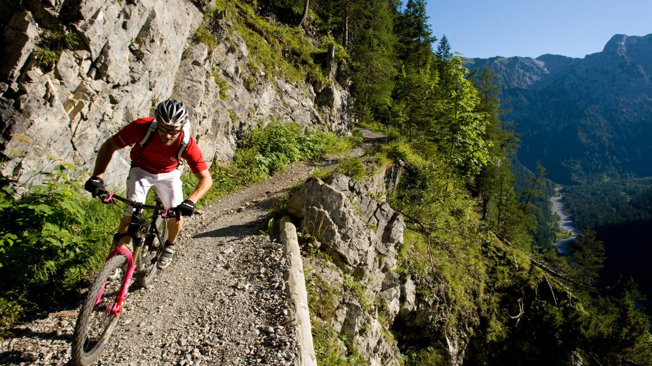 Biken im Karwendel-Gebirge