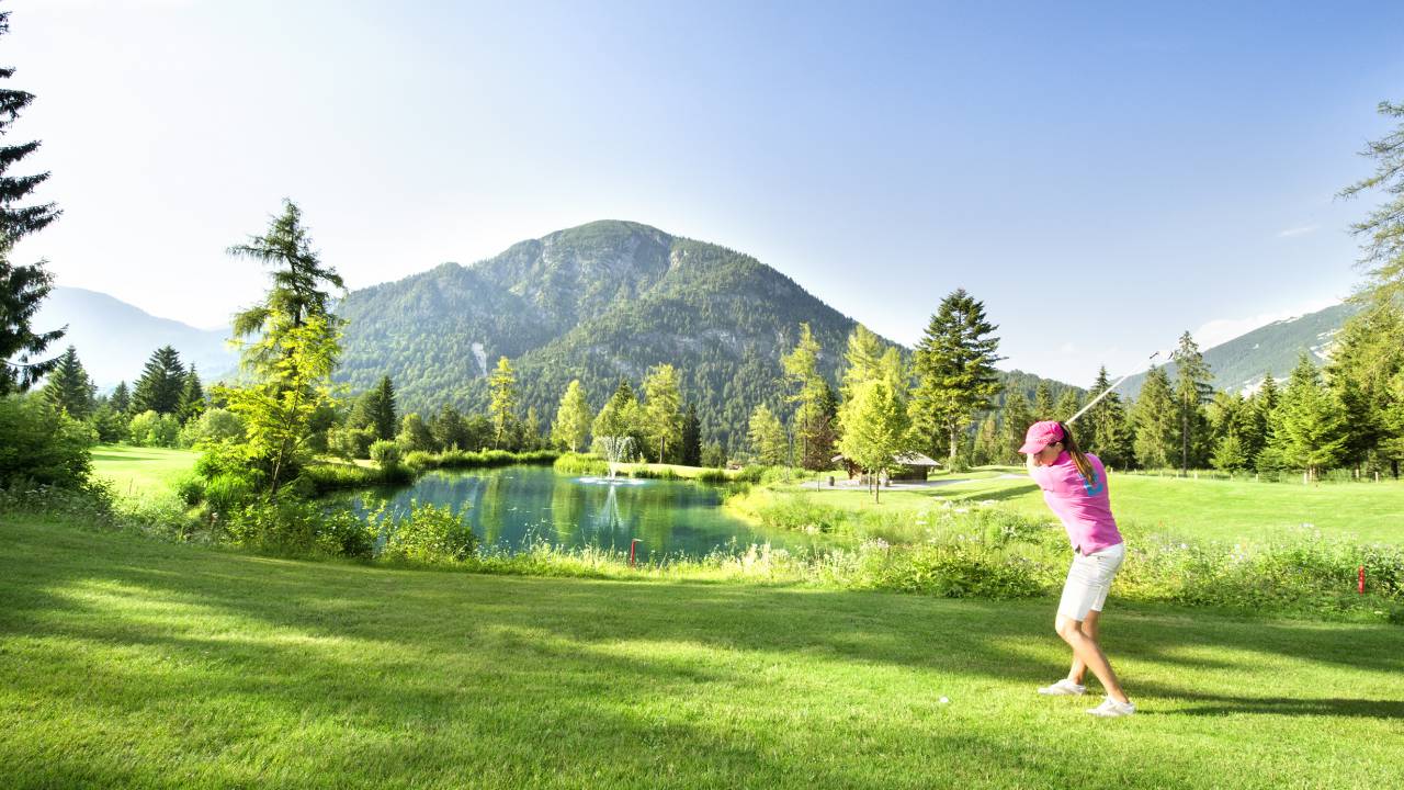 Der 18-Loch Champion Golfplatz Pertisau am Achensee