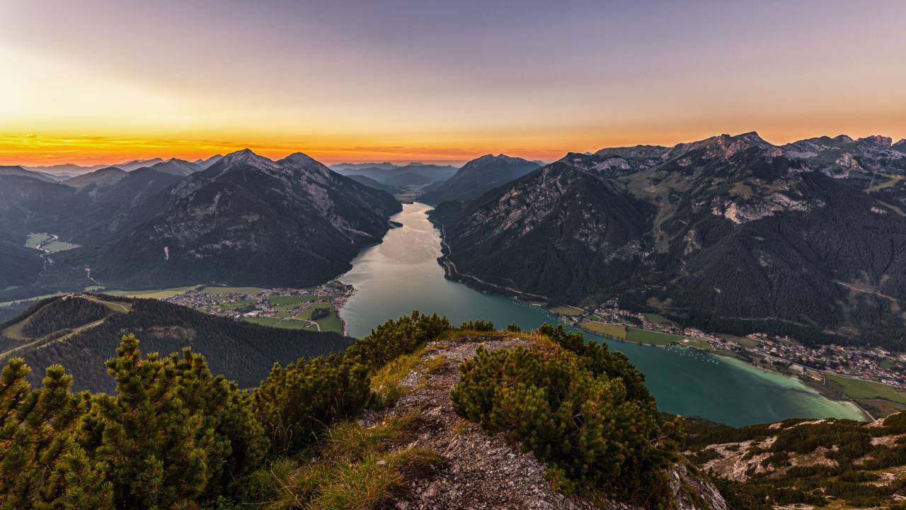 Ski-Langlaufen am Achensee