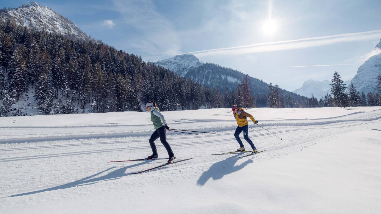 Ski-Langlauf am Achensee