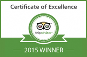 tripadvisor certificate of excellence 2015