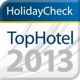 HolidayCheck TopHotel 2013 Auszeichnung Verwöhnhotel Kristall