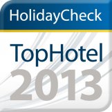 HolidayCheck TopHotel 2013 Auszeichnung Verwöhnhotel Kristall