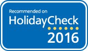 Recommended on Holiday Check 2016