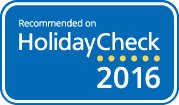 Recommended on Holiday Check 2016